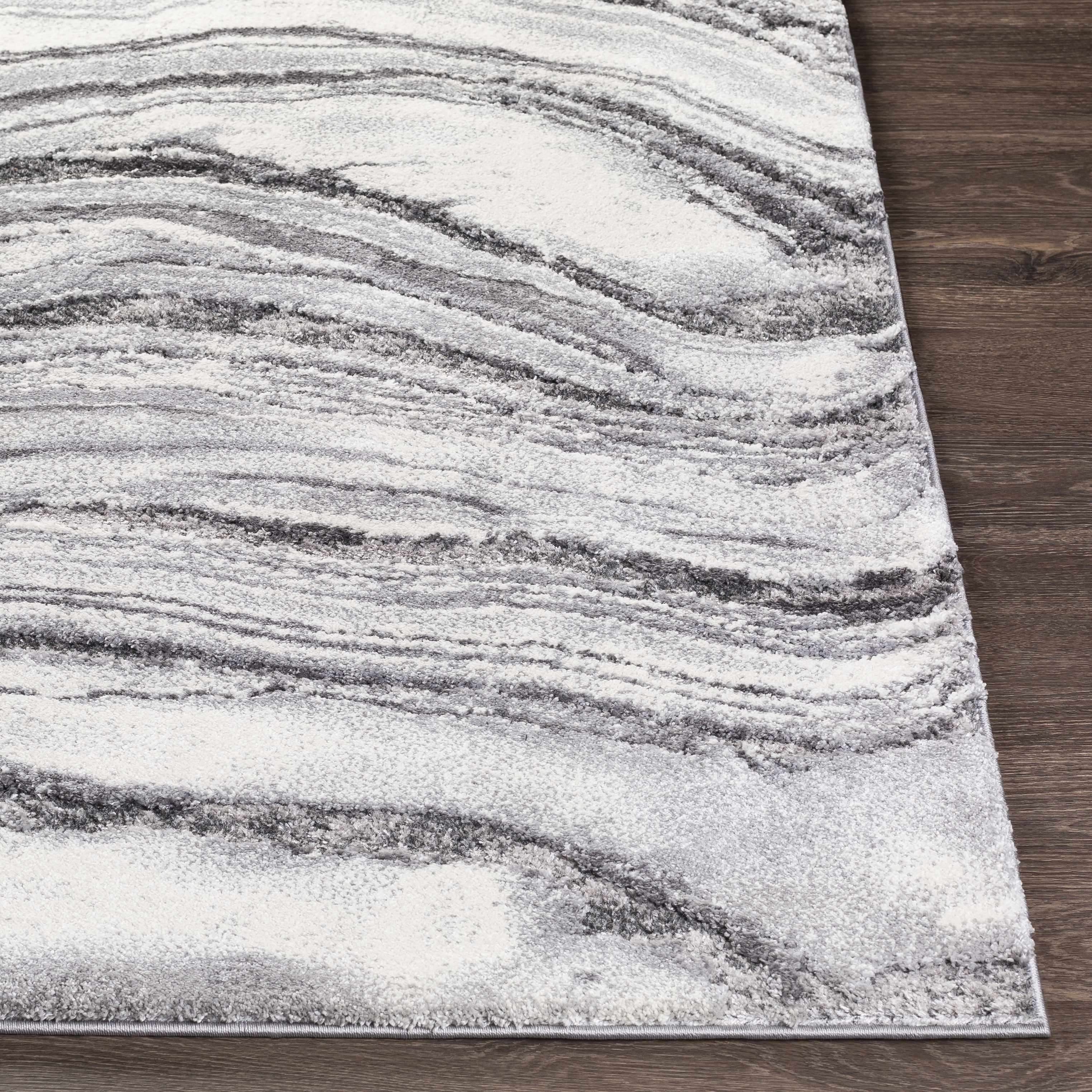 Walloon Gray Marble Thick Rug - Clearance - Image 8