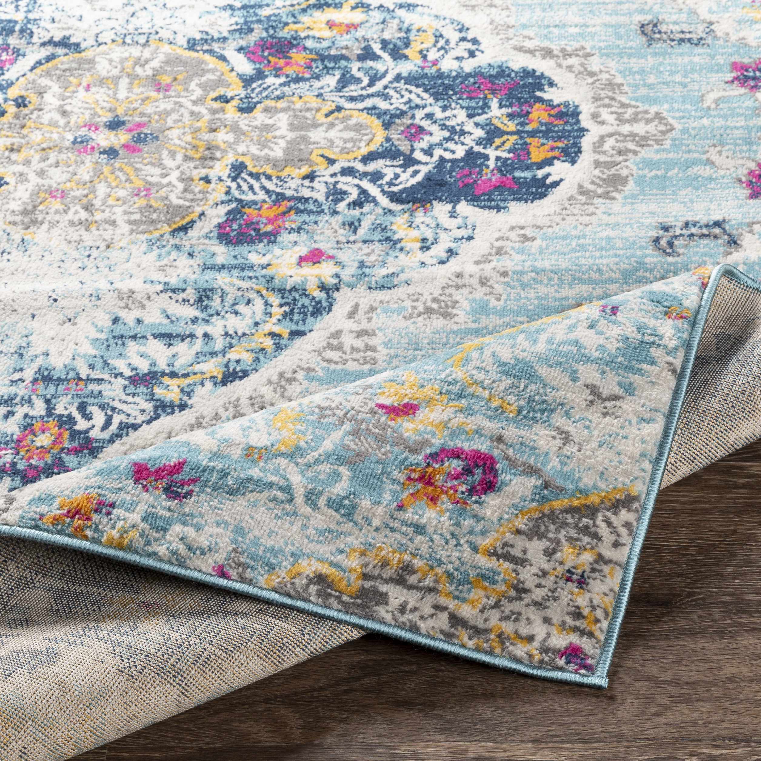 Wallsburg Blue Area Rug - Image 10