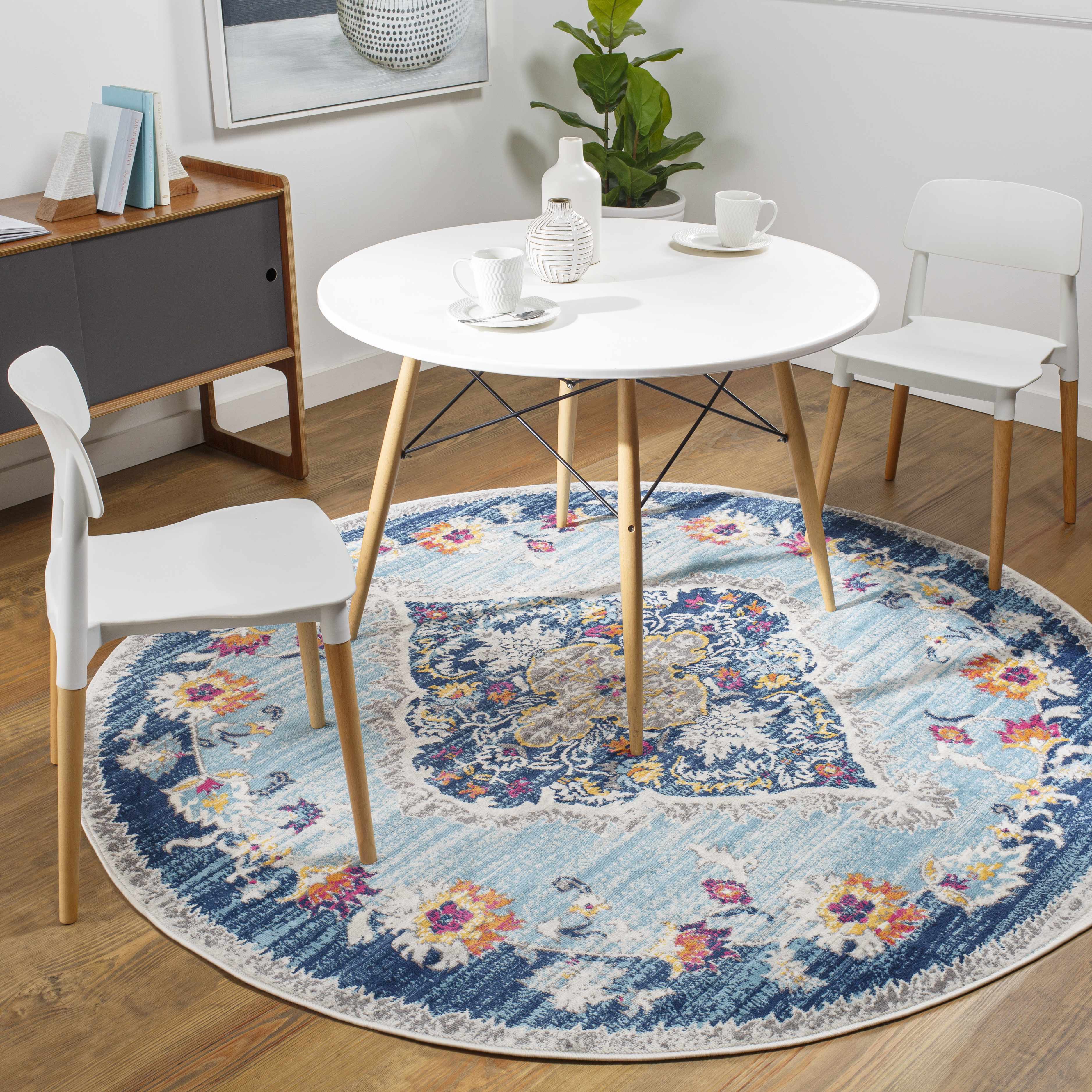 Wallsburg Blue Area Rug - Image 4