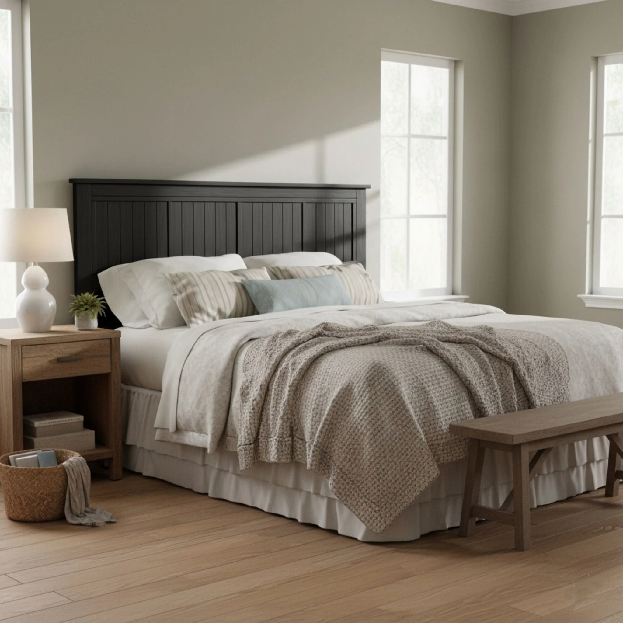 Walton - Window Pane Panel Headboard - Image 6