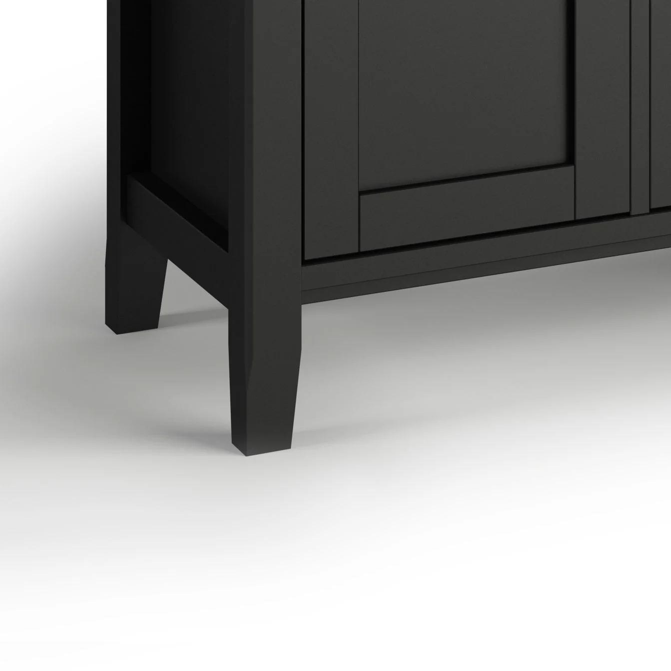 Warm Shaker 72' TV Media Stand - Black - Image 4
