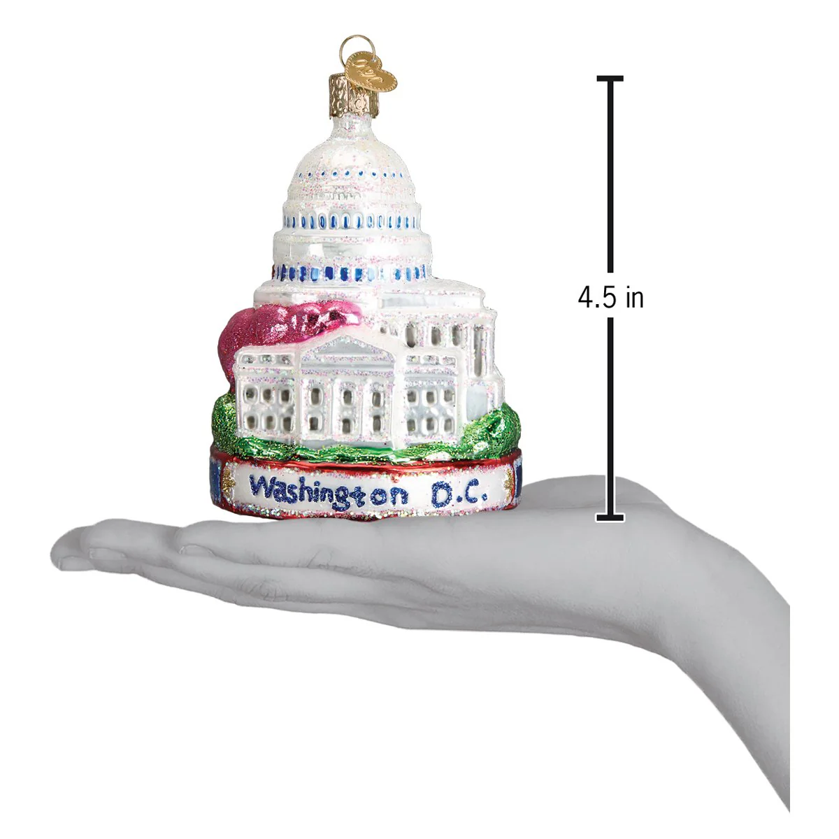 Washington D.C. Ornament 4.5 x 3 x 3 - Image 6