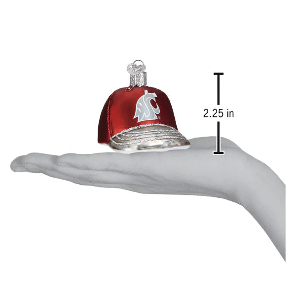 Washington State Baseball Cap Christmas Ornament - Image 4