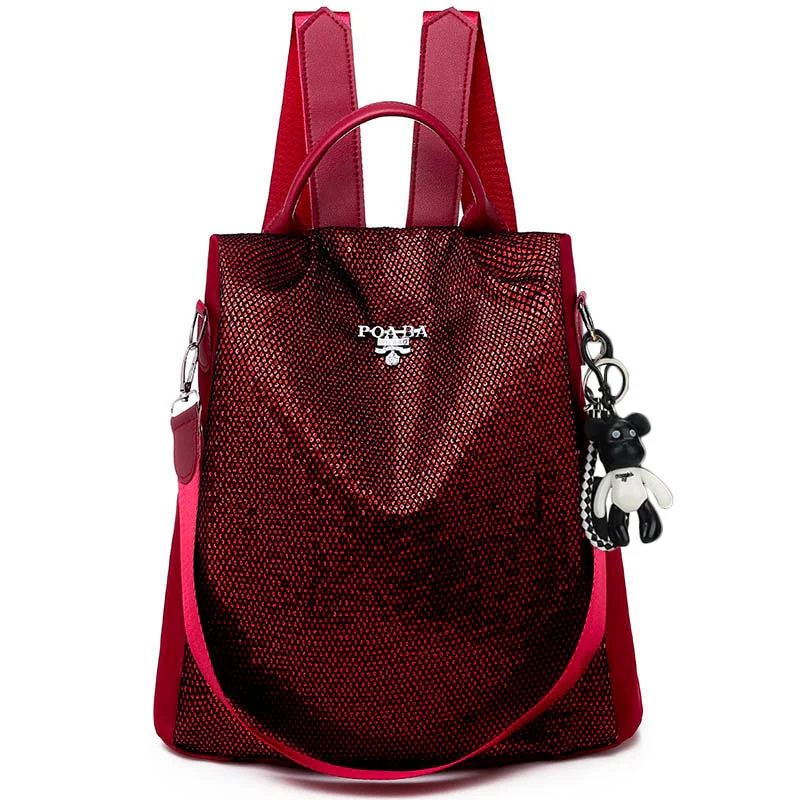 Water Resistant Anti Theft Backpack Oxford Travel Daypack 30cm - Image 4