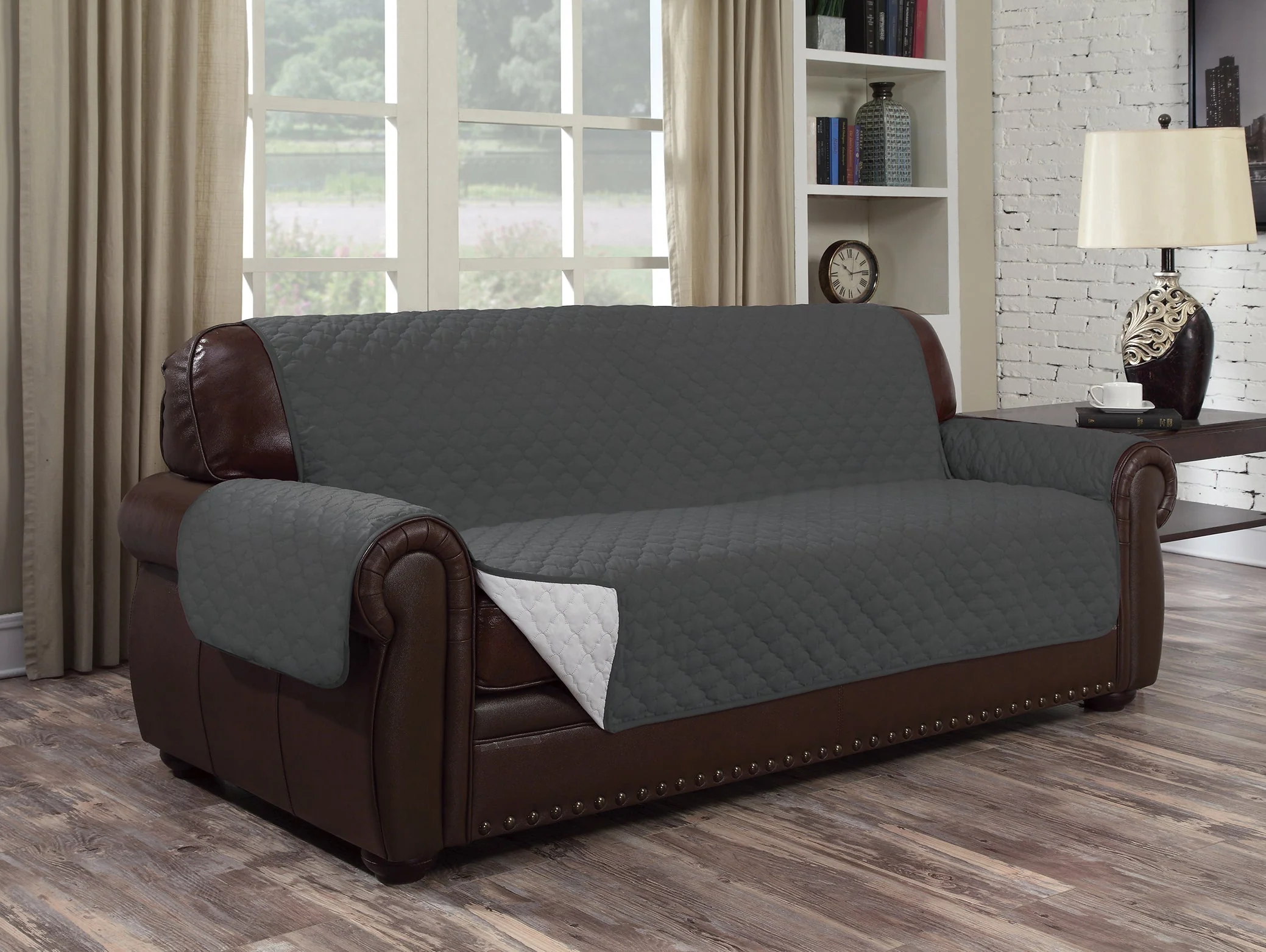 Water Resistant Reversible Couch Cover