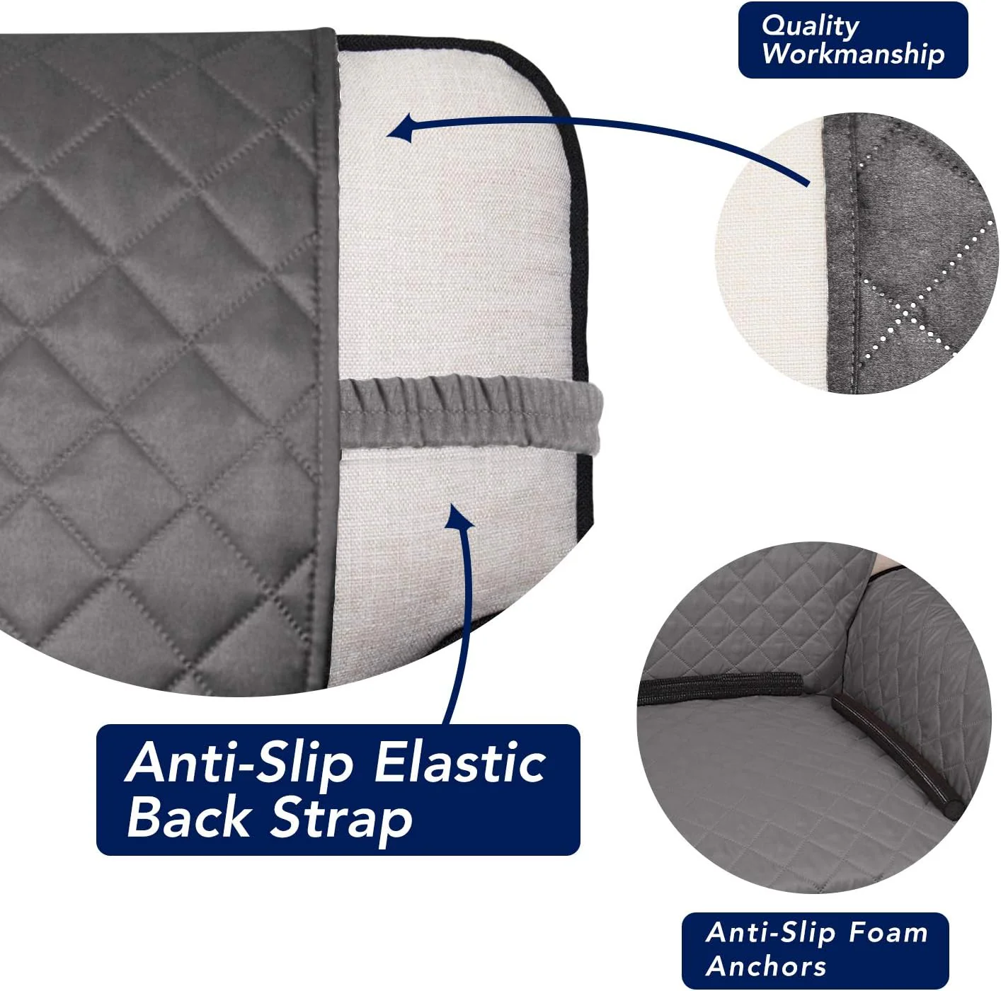 Water Resistant Reversible Couch Cover - Image 5