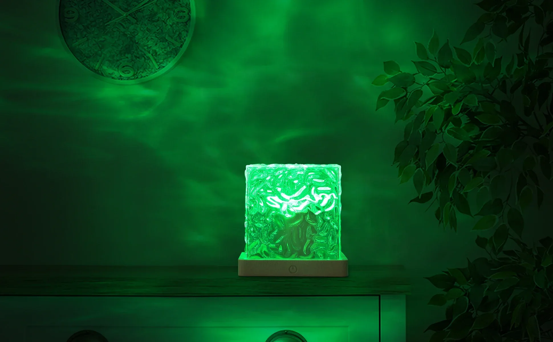 Water Ripple Ocean Wave Light Projector RGB Flame Lamp for Bedroom Mood Decor - Image 10