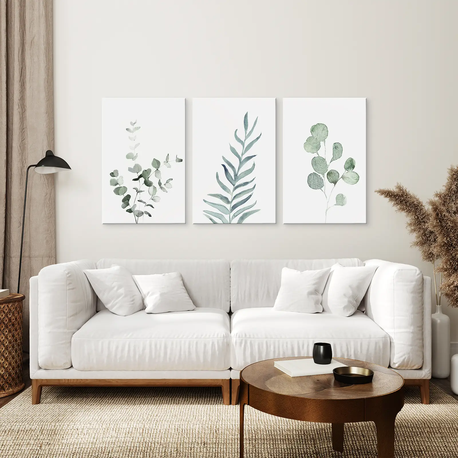 Watercolor Botanical Set of 3 Prints Wall Decor - Image 6