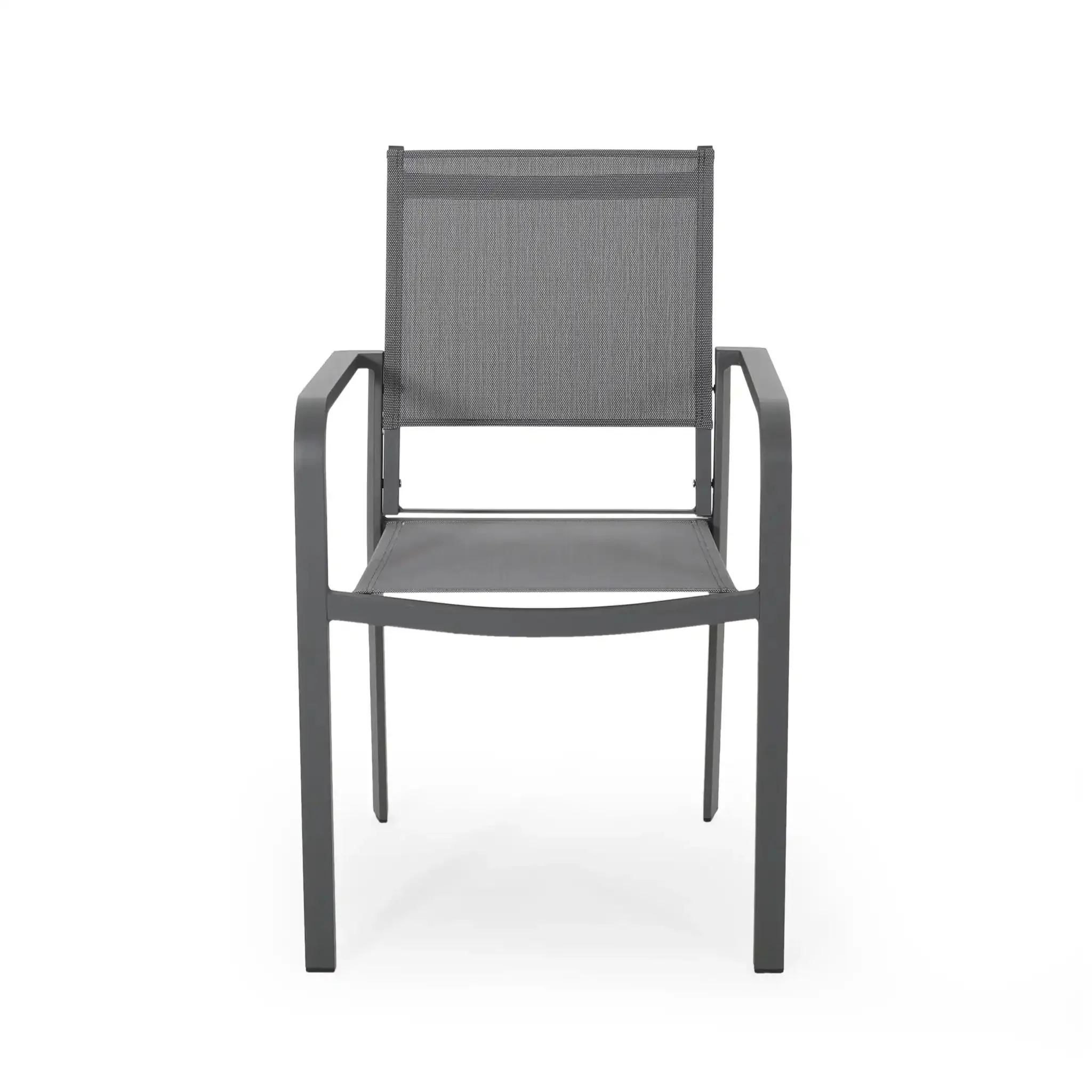 Waterfal - Outdoor Aluminum Dining Chair With Seat (Set of 2) - Image 2