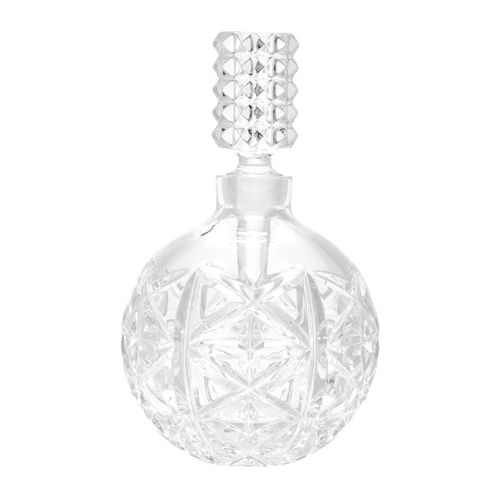Waterford Crystal 4 oz Wedge & Diamond Cut Perfume Bottle - Image 2