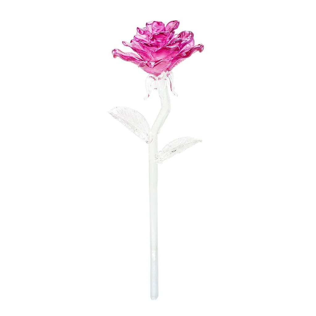 Waterford Crystal Fleurology 7.5" Choice of Sculpted Glass Rose - Image 2