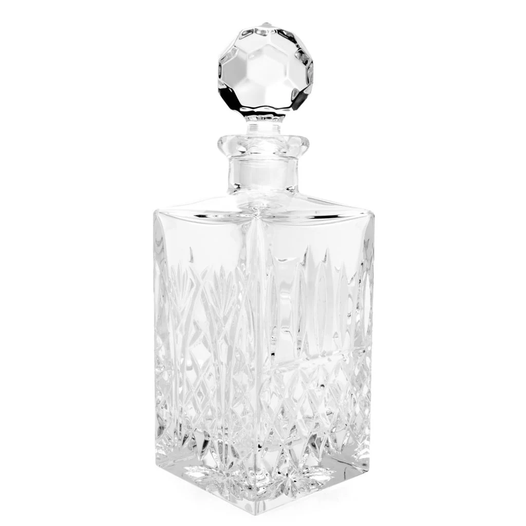 Waterford Crystal Patterns of the Sea 22 oz Square Decanter - Image 3