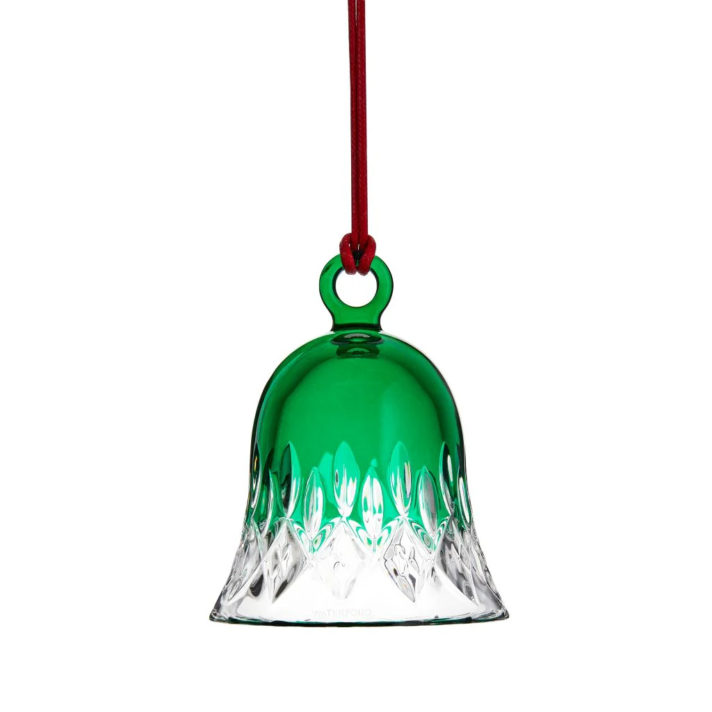 Waterford Lismore Green Bell Ornament - Image 2
