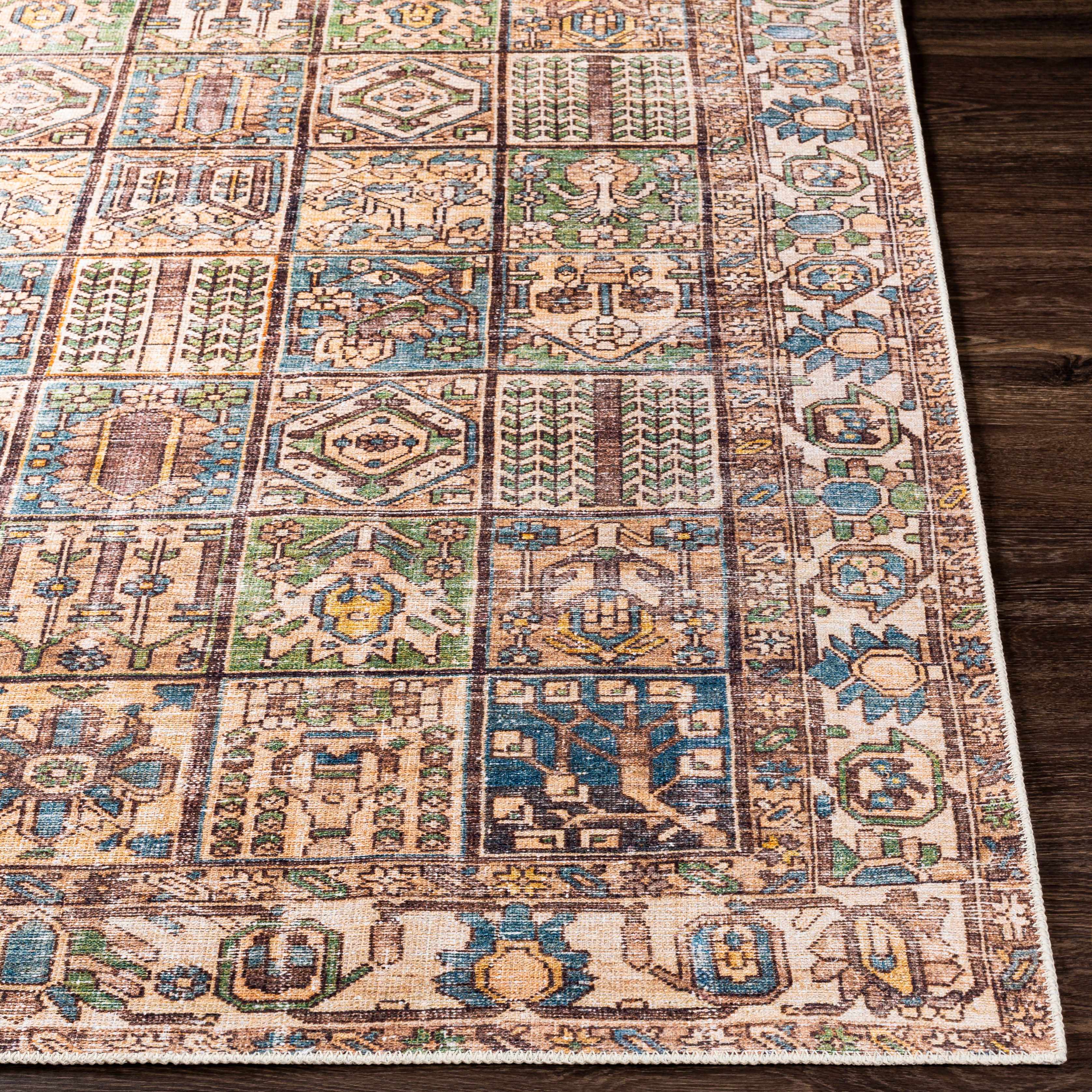 Watermount Washable Aztec Style Area Rug - Clearance - Image 10
