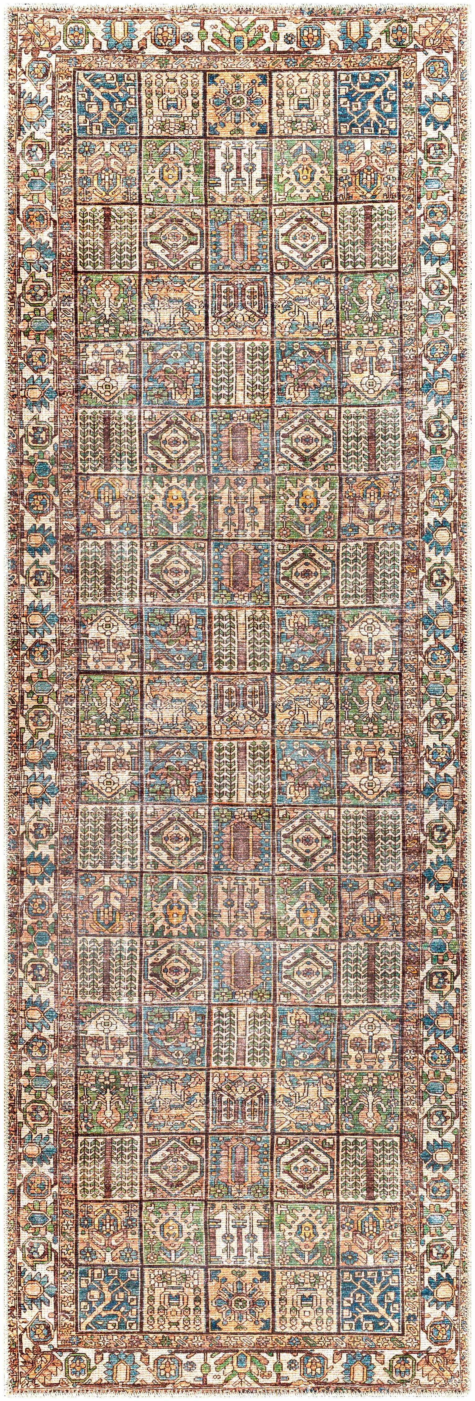 Watermount Washable Aztec Style Area Rug - Clearance - Image 11