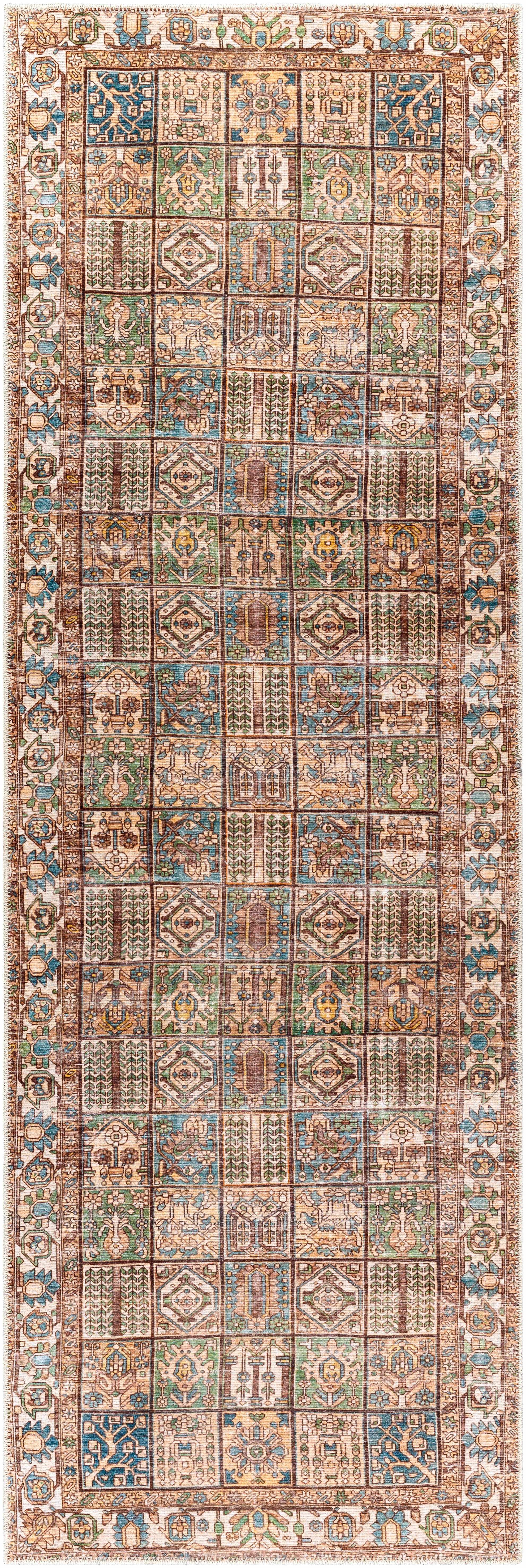 Watermount Washable Aztec Style Area Rug - Clearance - Image 12