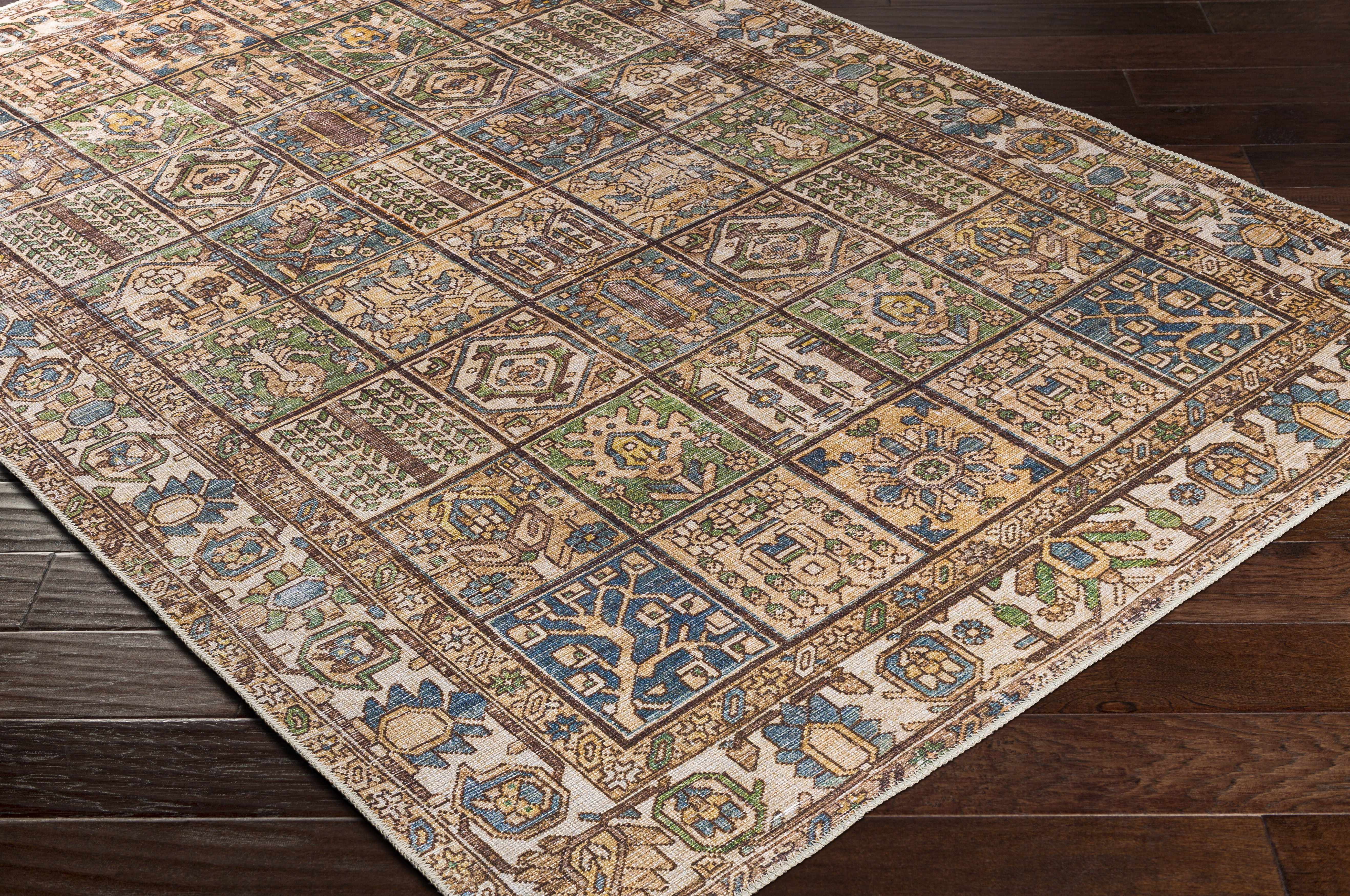 Watermount Washable Aztec Style Area Rug - Clearance - Image 8