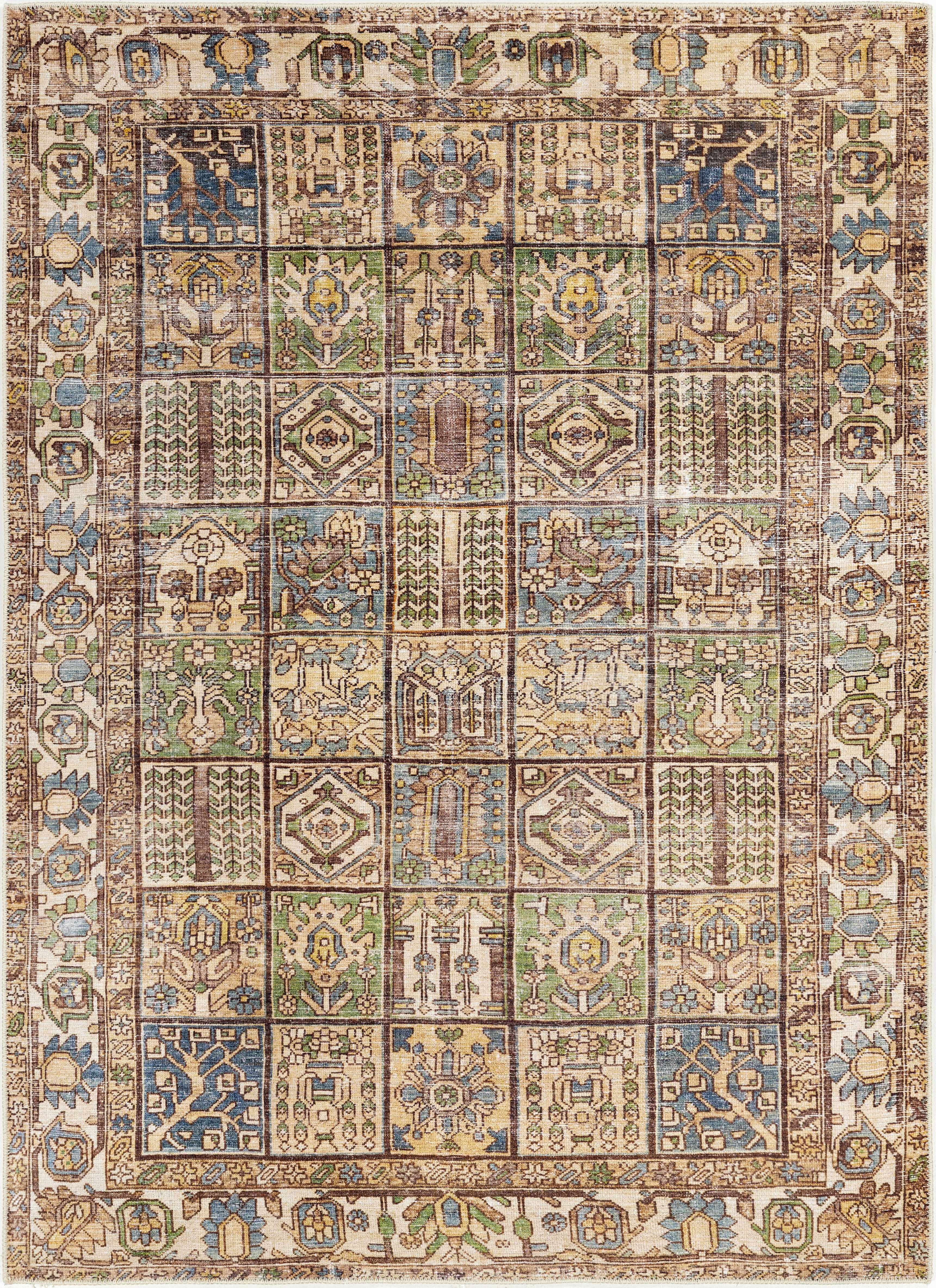Watermount Washable Aztec Style Area Rug - Clearance - Image 9