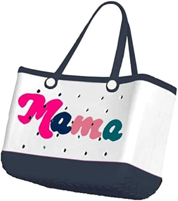 Waterproof EVA Beach Tote Bag Large Sandproof Washable Travel Carryall - Image 12