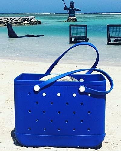 Waterproof EVA Beach Tote Bag Large Sandproof Washable Travel Carryall - Image 13