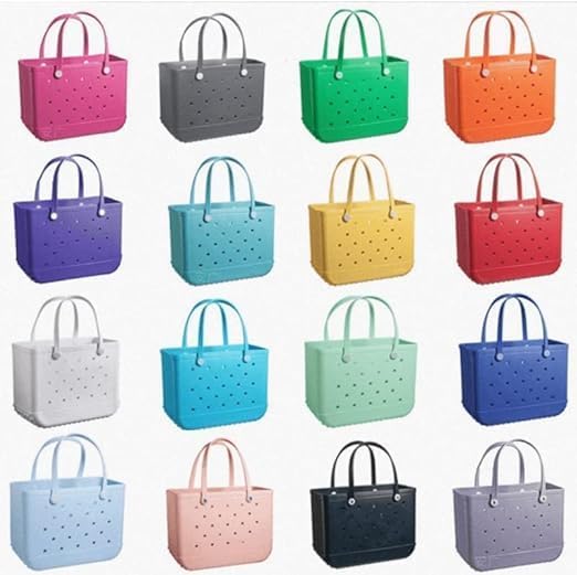 Waterproof EVA Beach Tote Bag Large Sandproof Washable Travel Carryall - Image 17