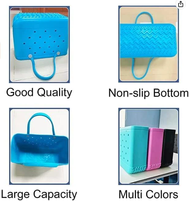 Waterproof EVA Beach Tote Bag Large Sandproof Washable Travel Carryall - Image 18