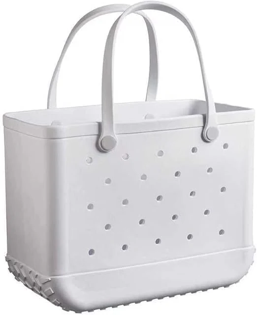 Waterproof EVA Beach Tote Bag Large Sandproof Washable Travel Carryall - Image 4