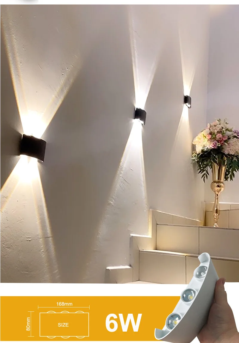 Waterproof LED Wall Light – 8W 12W Aluminum IP65 Lamp for Outdoor & Indoor Use - Image 9