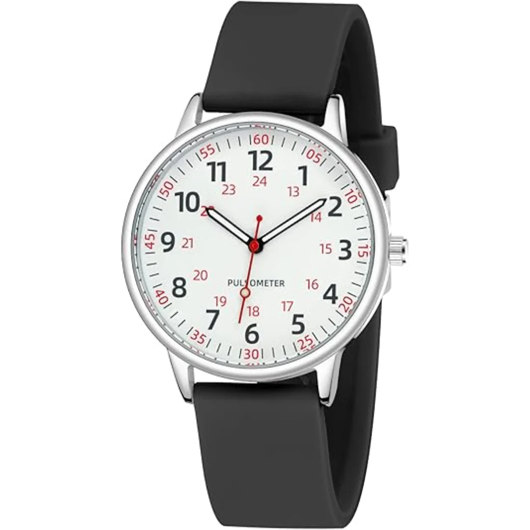 Waterproof Nurse Watch with Second Hand Silicone Medical Analog Watch - Image 12