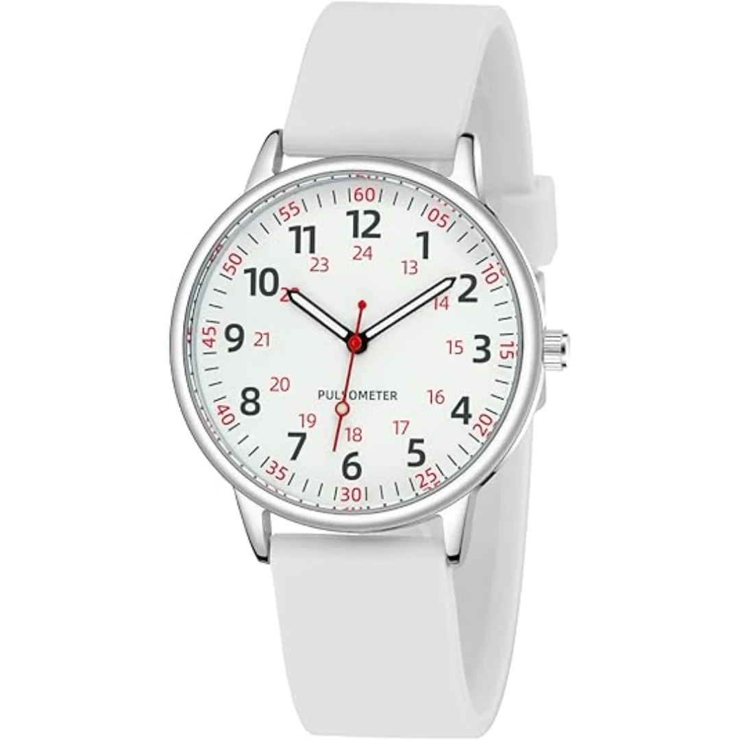 Waterproof Nurse Watch with Second Hand Silicone Medical Analog Watch - Image 6