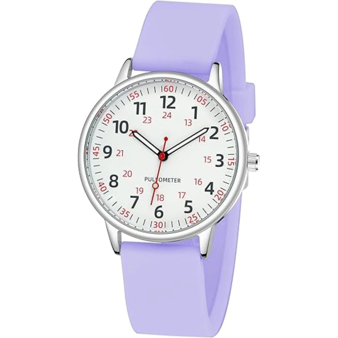 Waterproof Nurse Watch with Second Hand Silicone Medical Analog Watch - Image 8