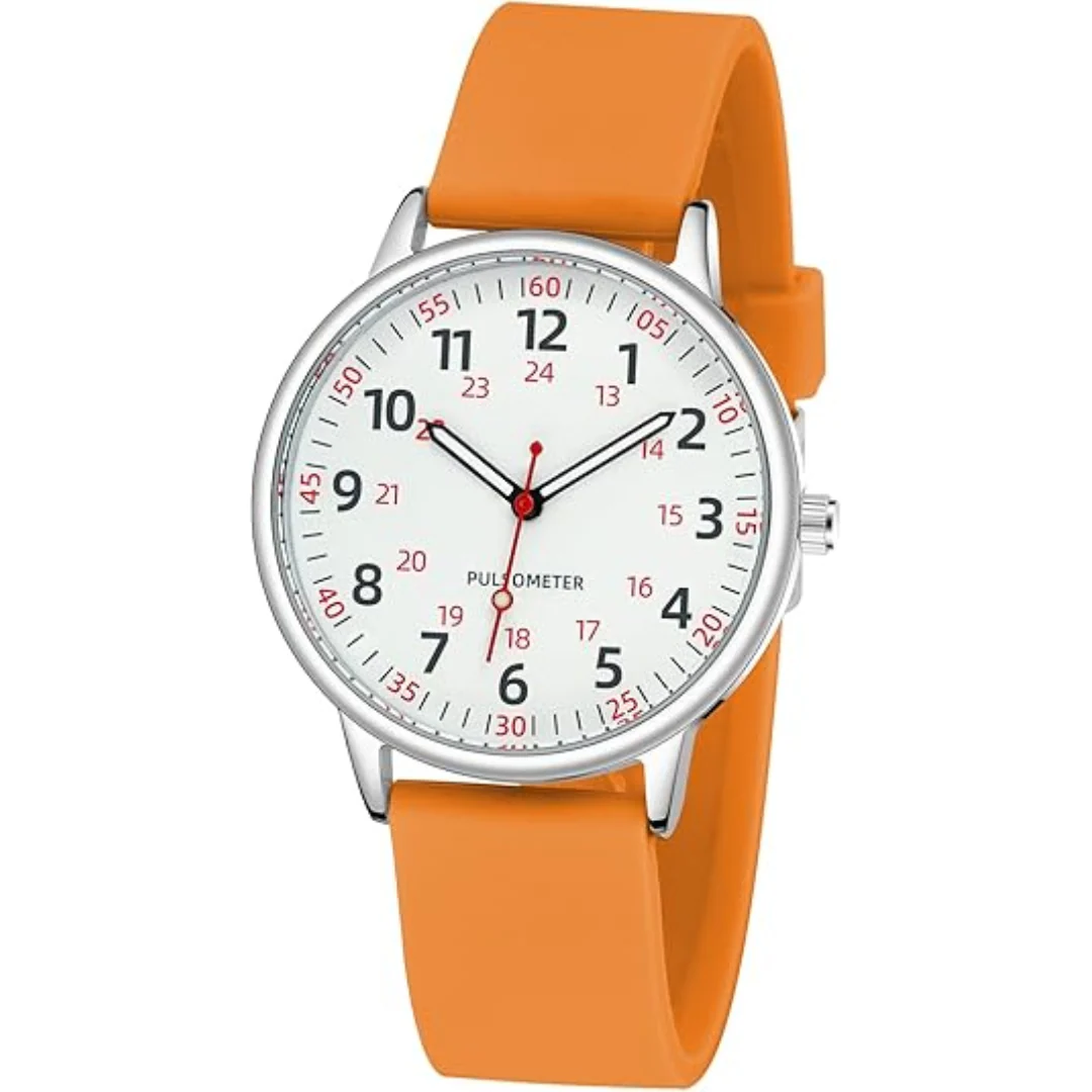 Waterproof Nurse Watch with Second Hand Silicone Medical Analog Watch - Image 9