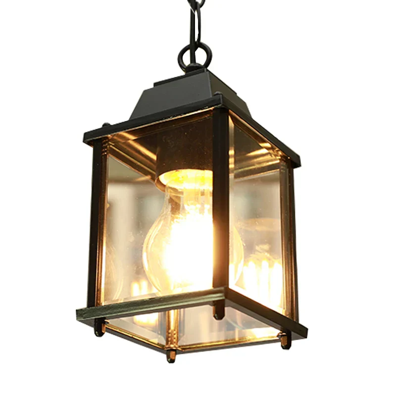 Waterproof Outdoor Hanging Lantern – Garden Ceiling Light for Balcony & Hallway