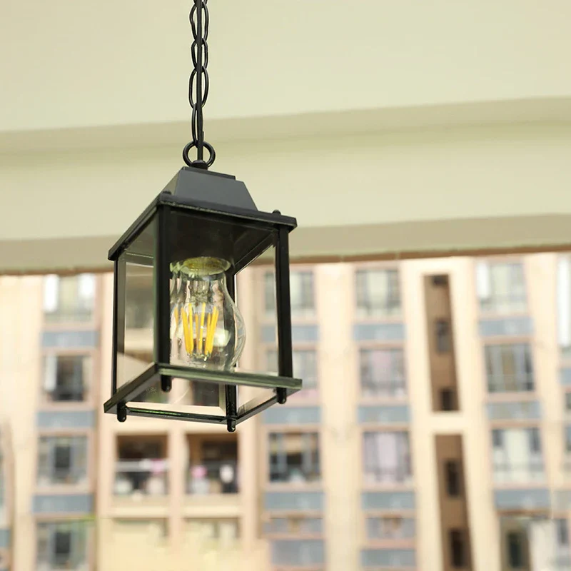 Waterproof Outdoor Hanging Lantern – Garden Ceiling Light for Balcony & Hallway - Image 3