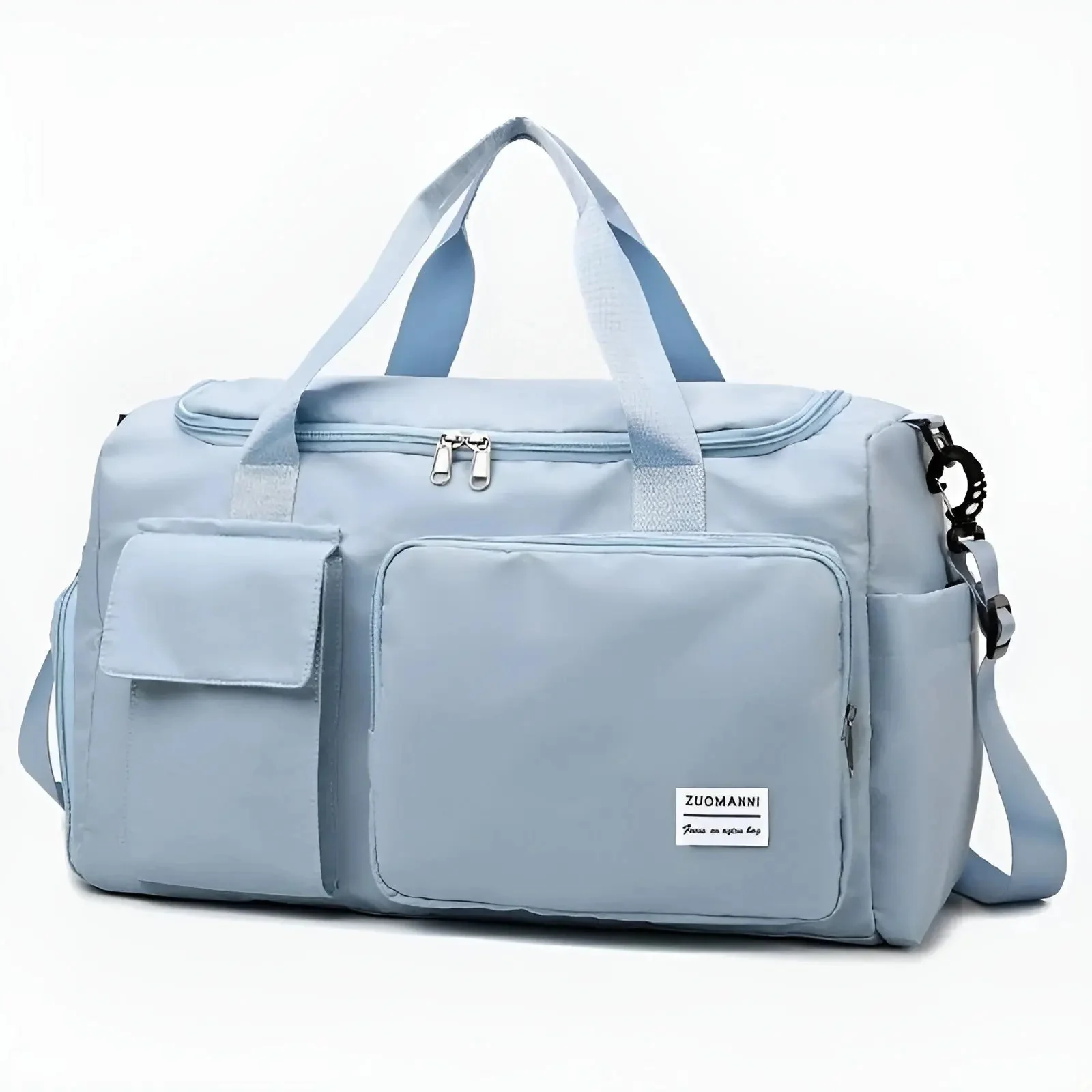 Waterproof Travel Duffel Bag with Shoe Compartment Unisex Gym Weekender - Image 3