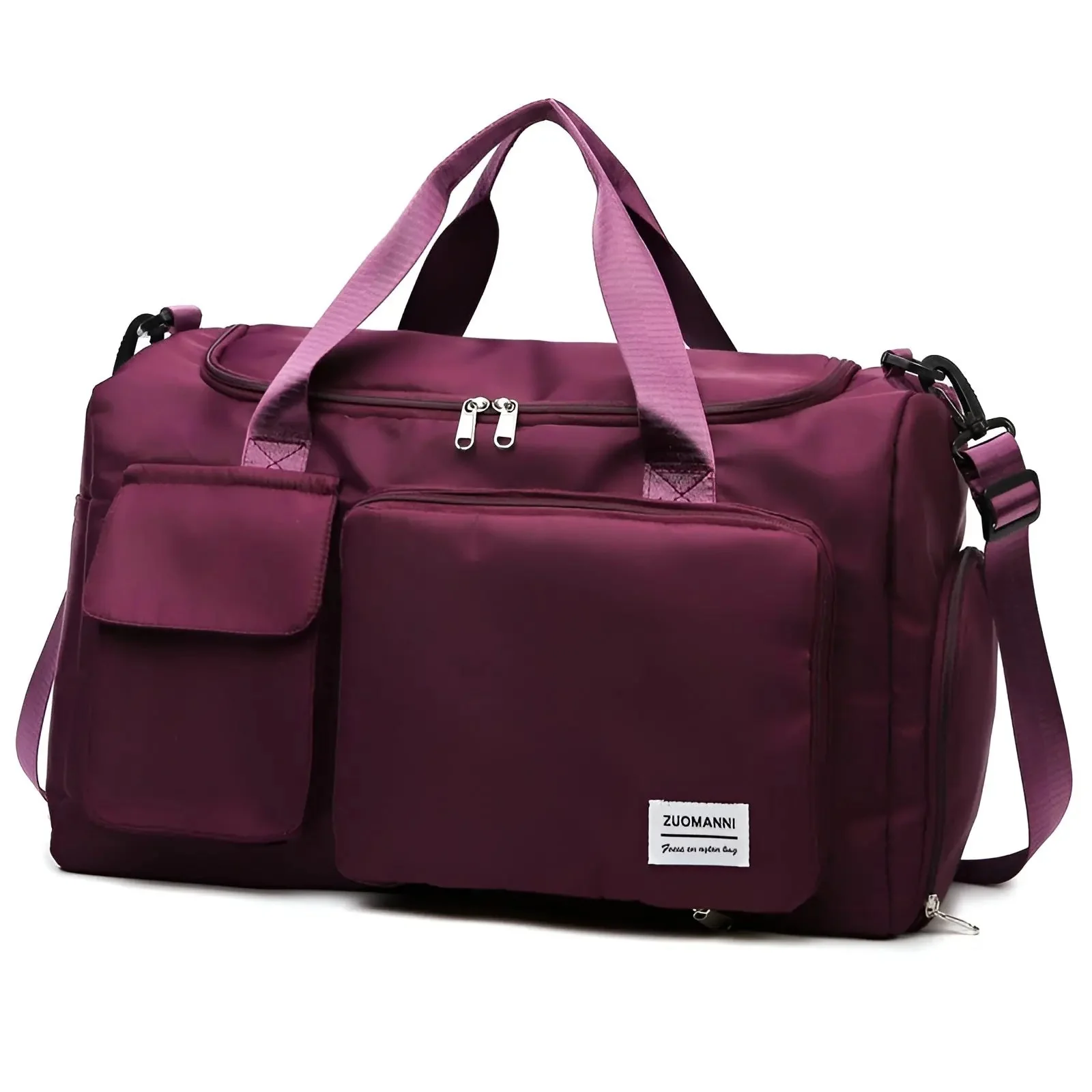 Waterproof Travel Duffel Bag with Shoe Compartment Unisex Gym Weekender - Image 6