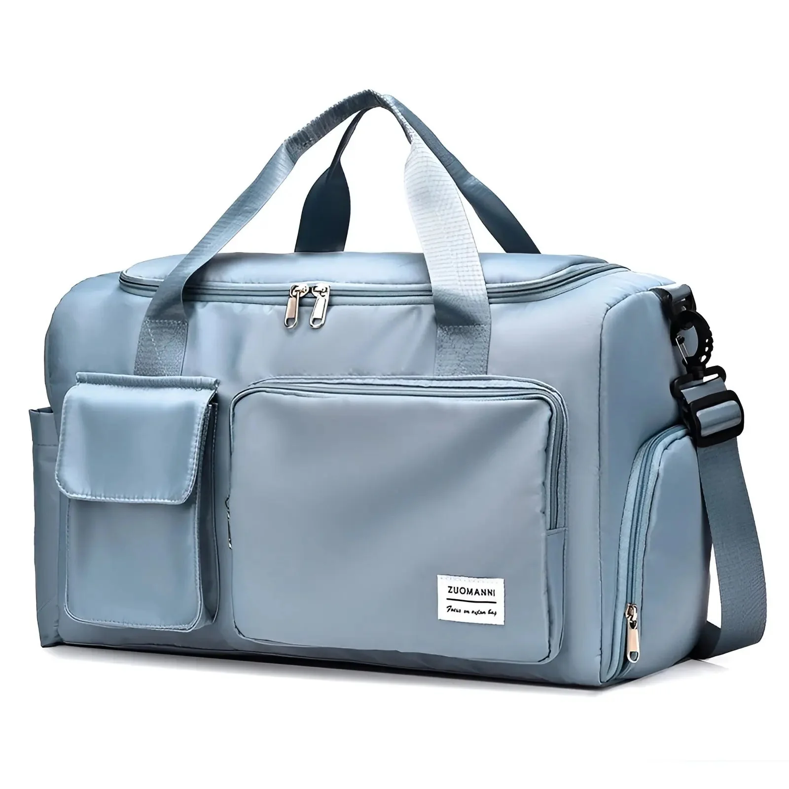 Waterproof Travel Duffel Bag with Shoe Compartment Unisex Gym Weekender - Image 8