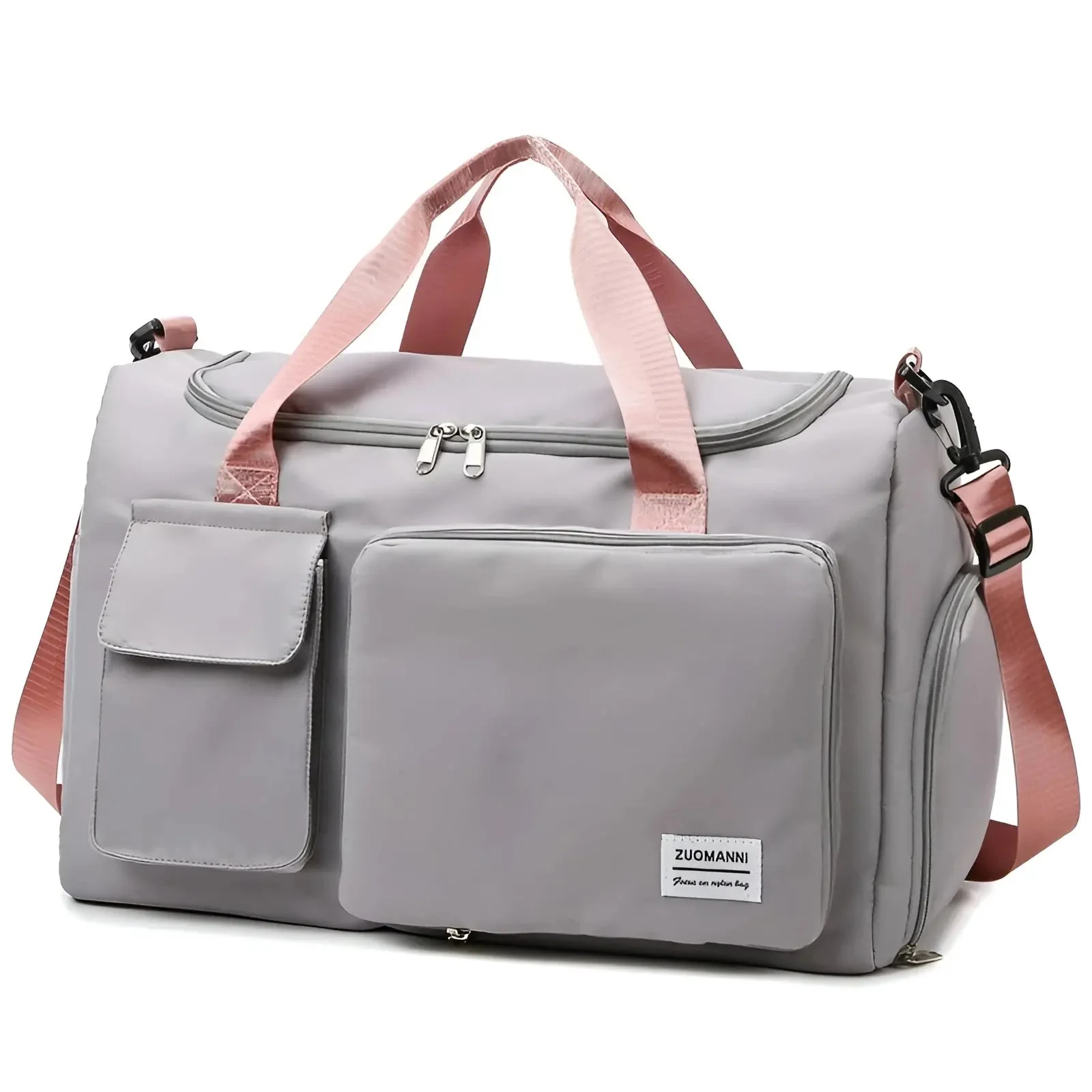 Waterproof Travel Duffel Bag with Shoe Compartment Unisex Gym Weekender - Image 9