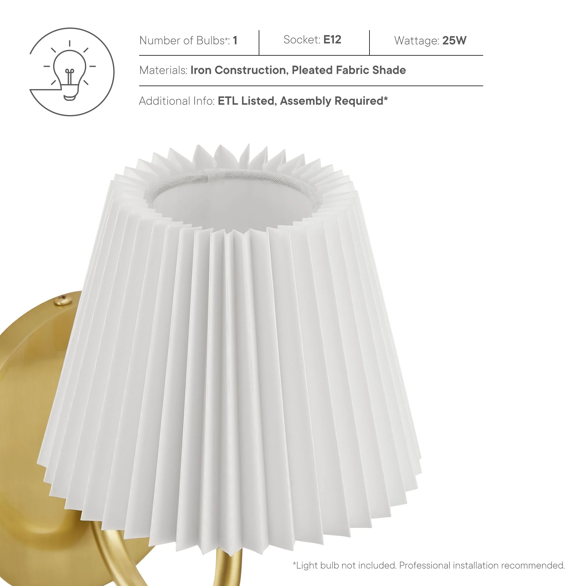 Wave Wall Sconce by Modway - Image 4