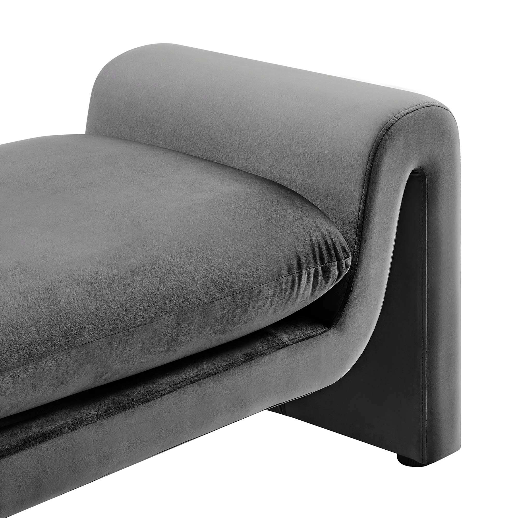Waverly Performance Velvet Bench by Modway - Image 10