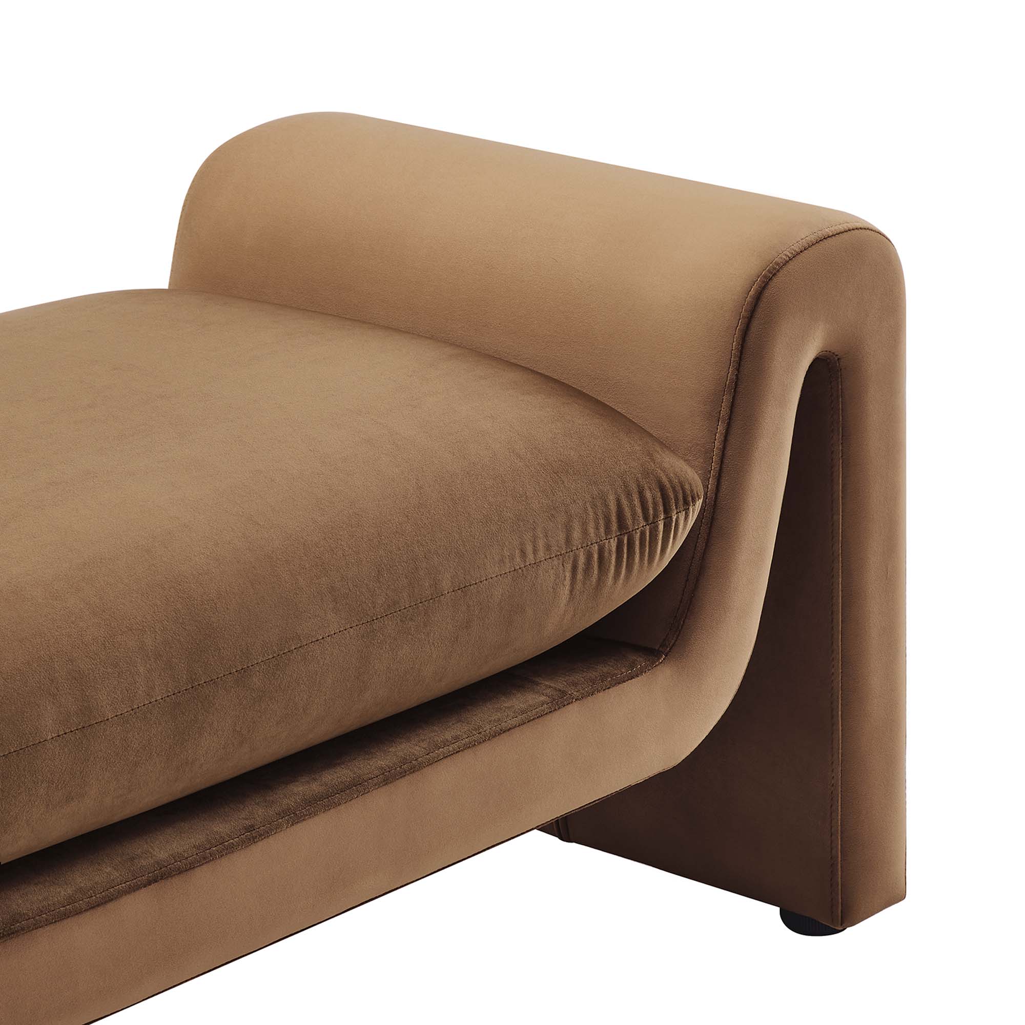 Waverly Performance Velvet Bench by Modway - Image 11