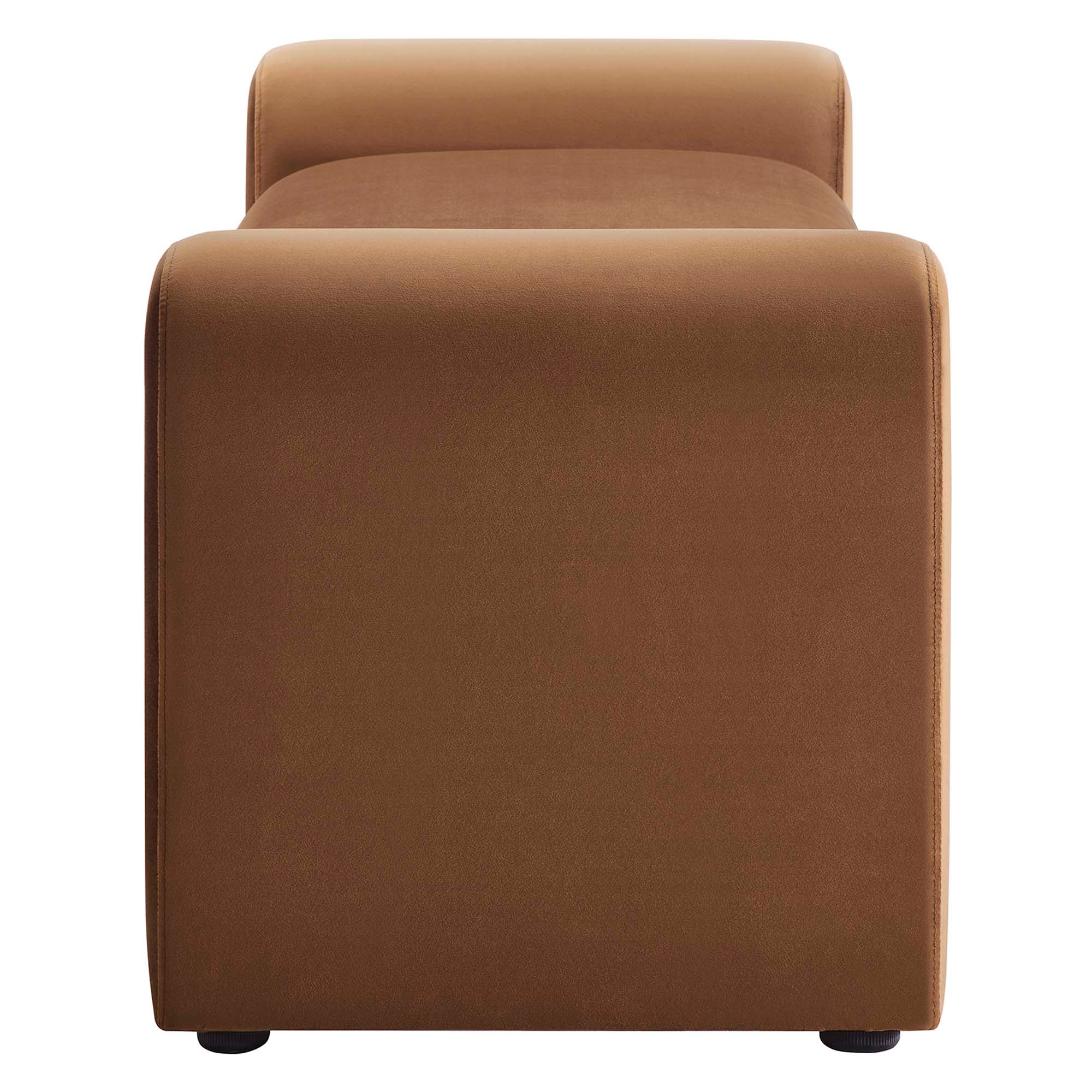 Waverly Performance Velvet Bench by Modway - Image 15