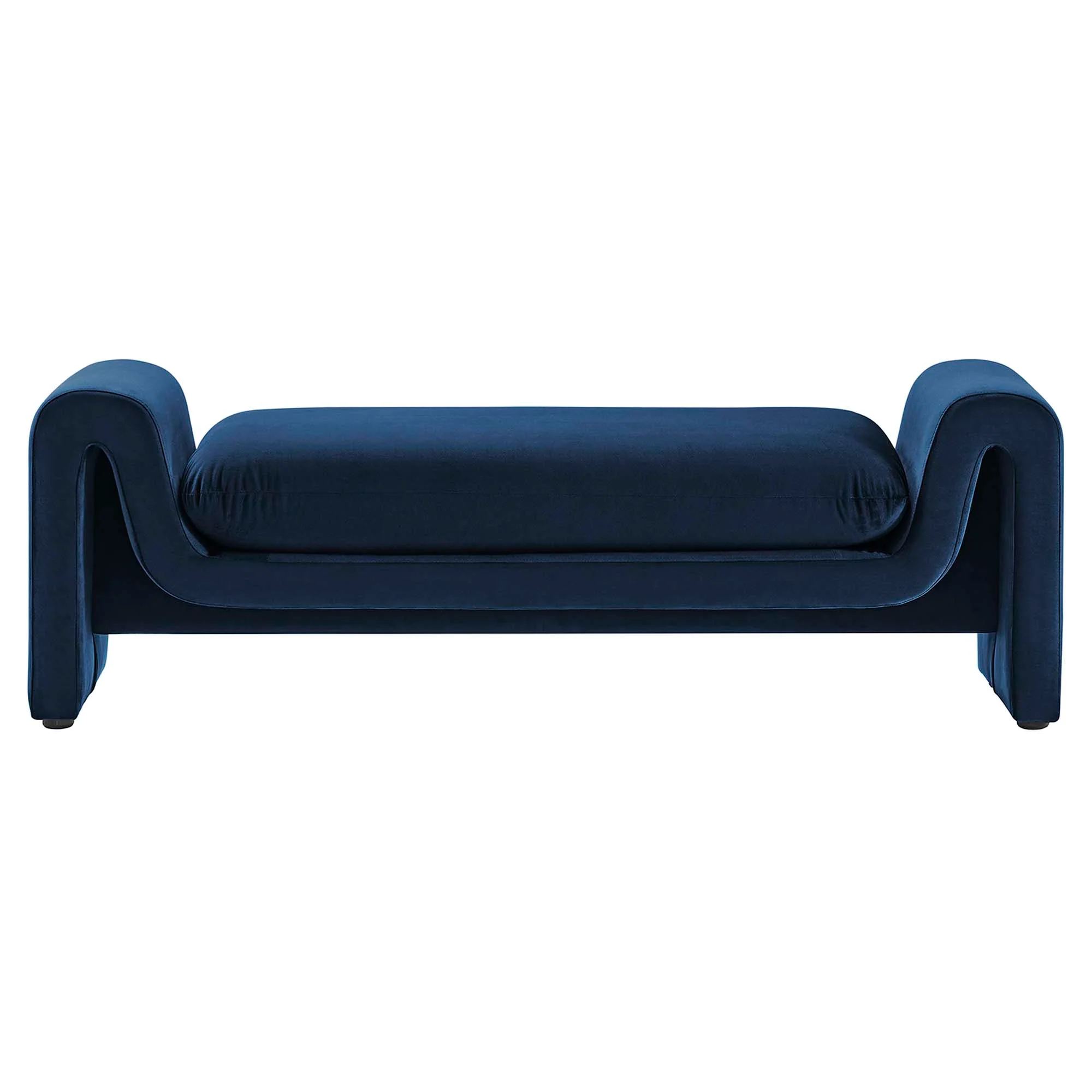 Waverly Performance Velvet Bench by Modway - Image 5