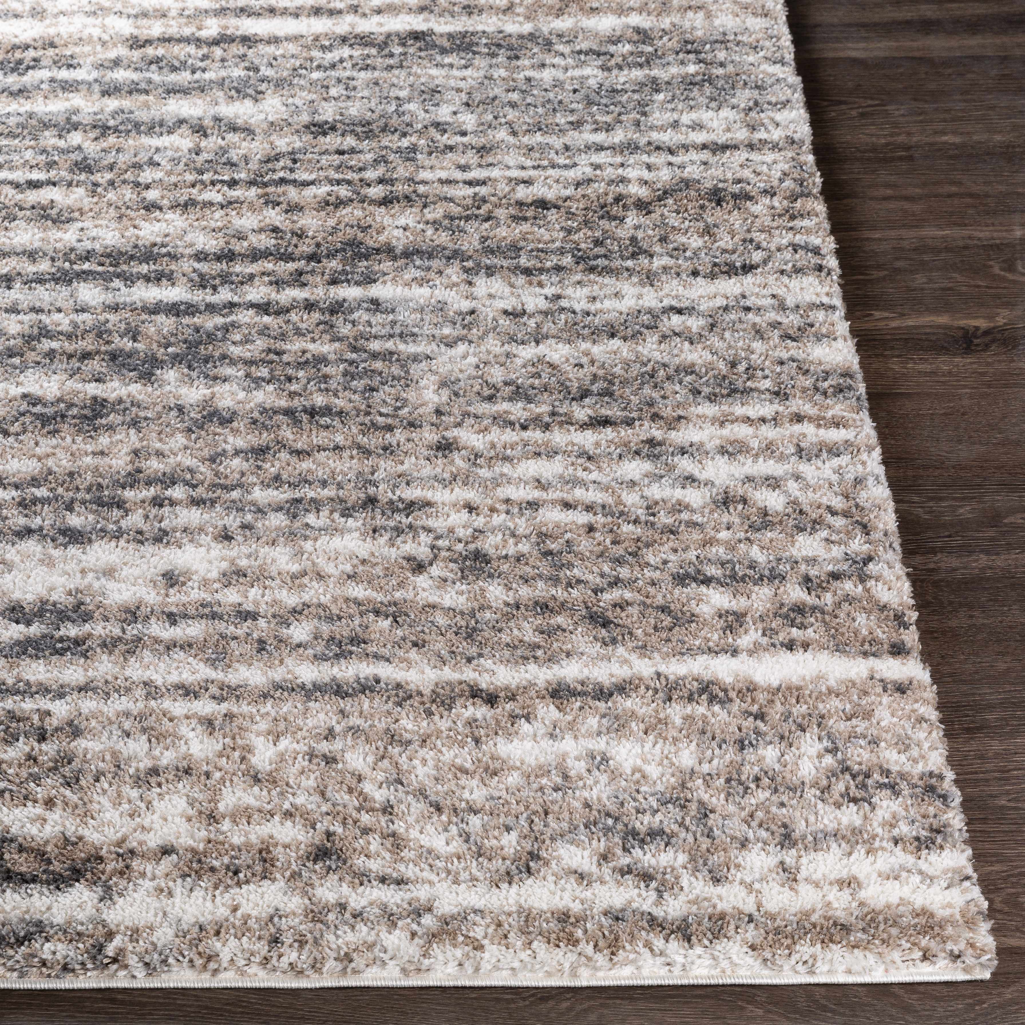 Weddin Striped Plush Area Rug - Image 7