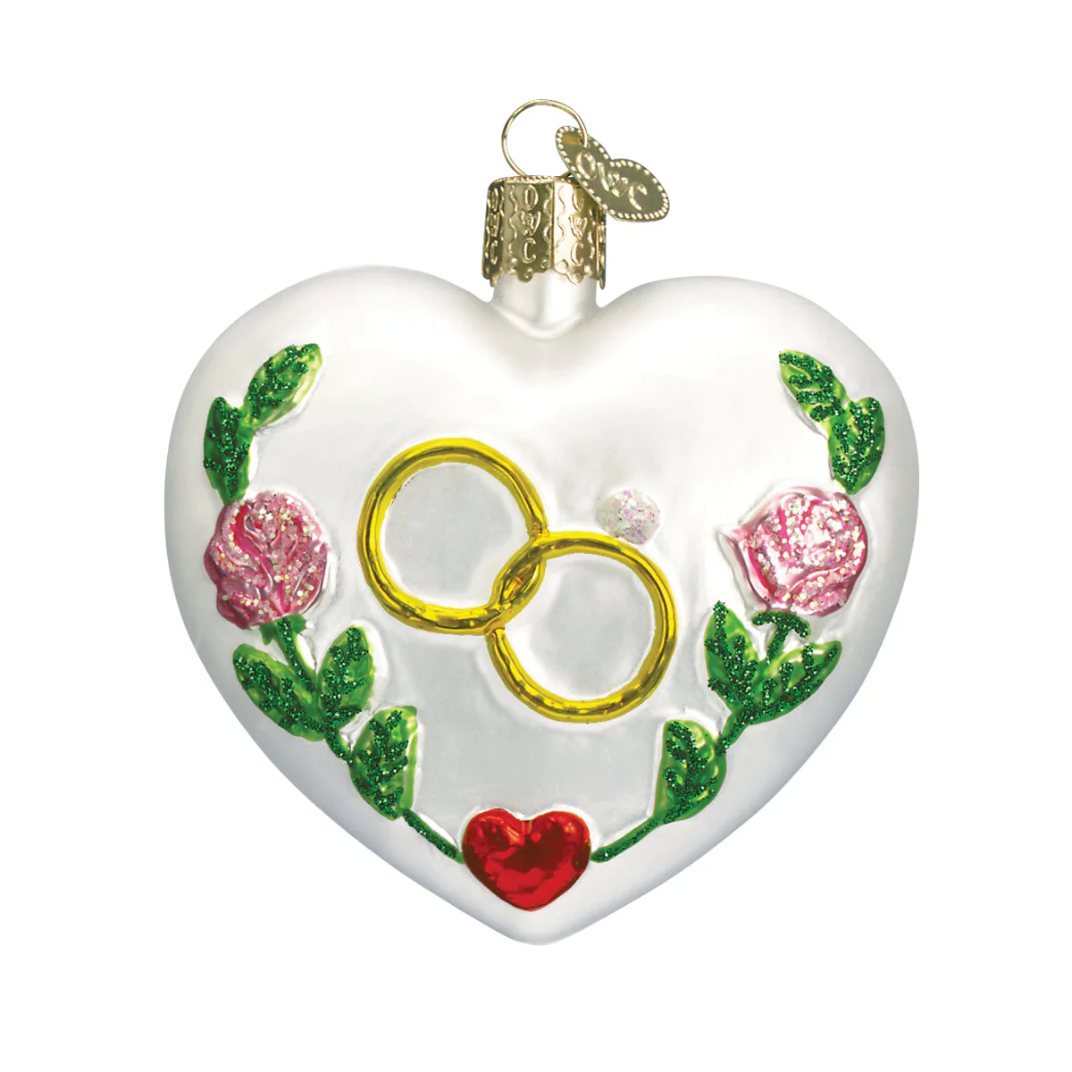 Wedding Heart Ornament - Image 3