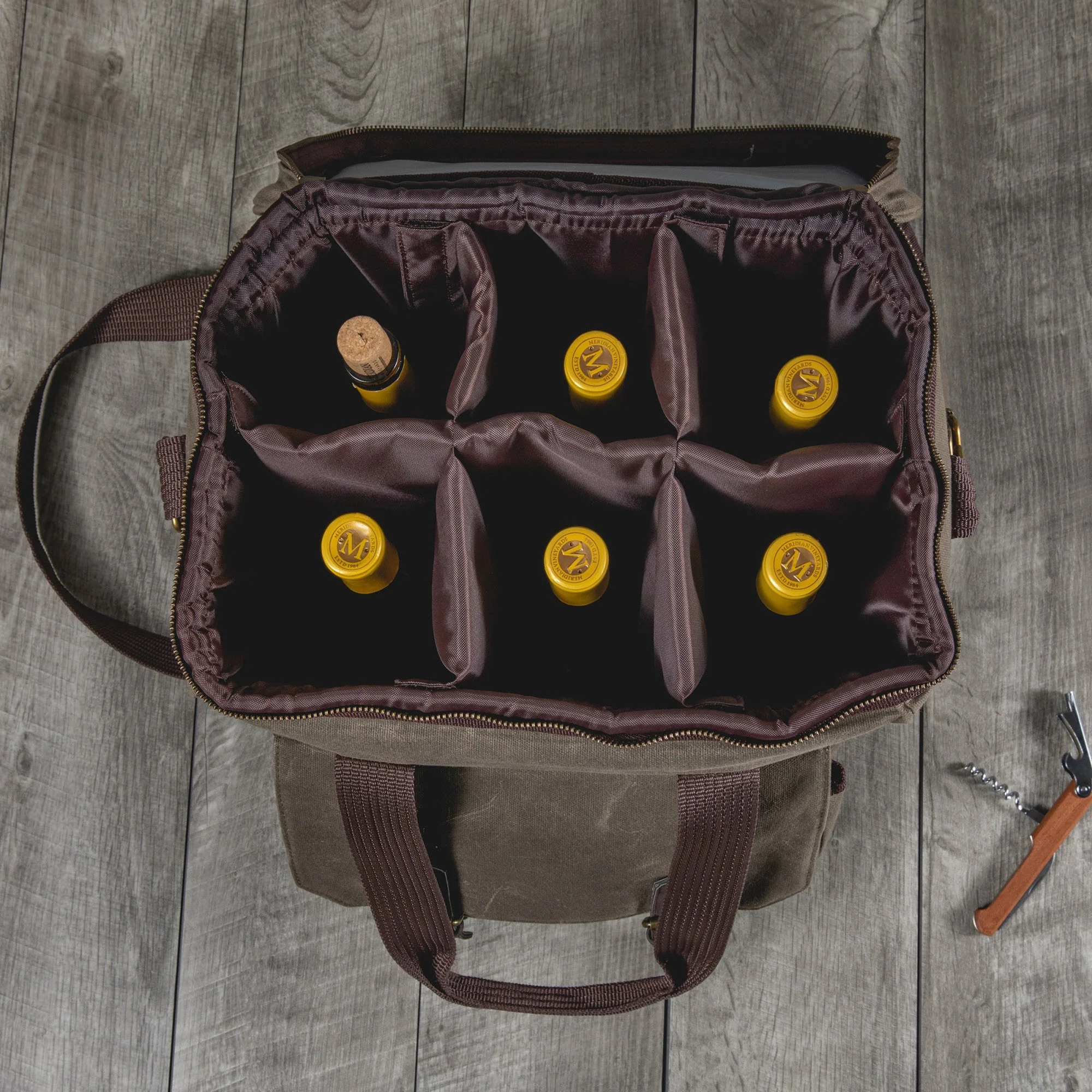 Weekender 6 Bottle Insulated Wine Bag - Image 2