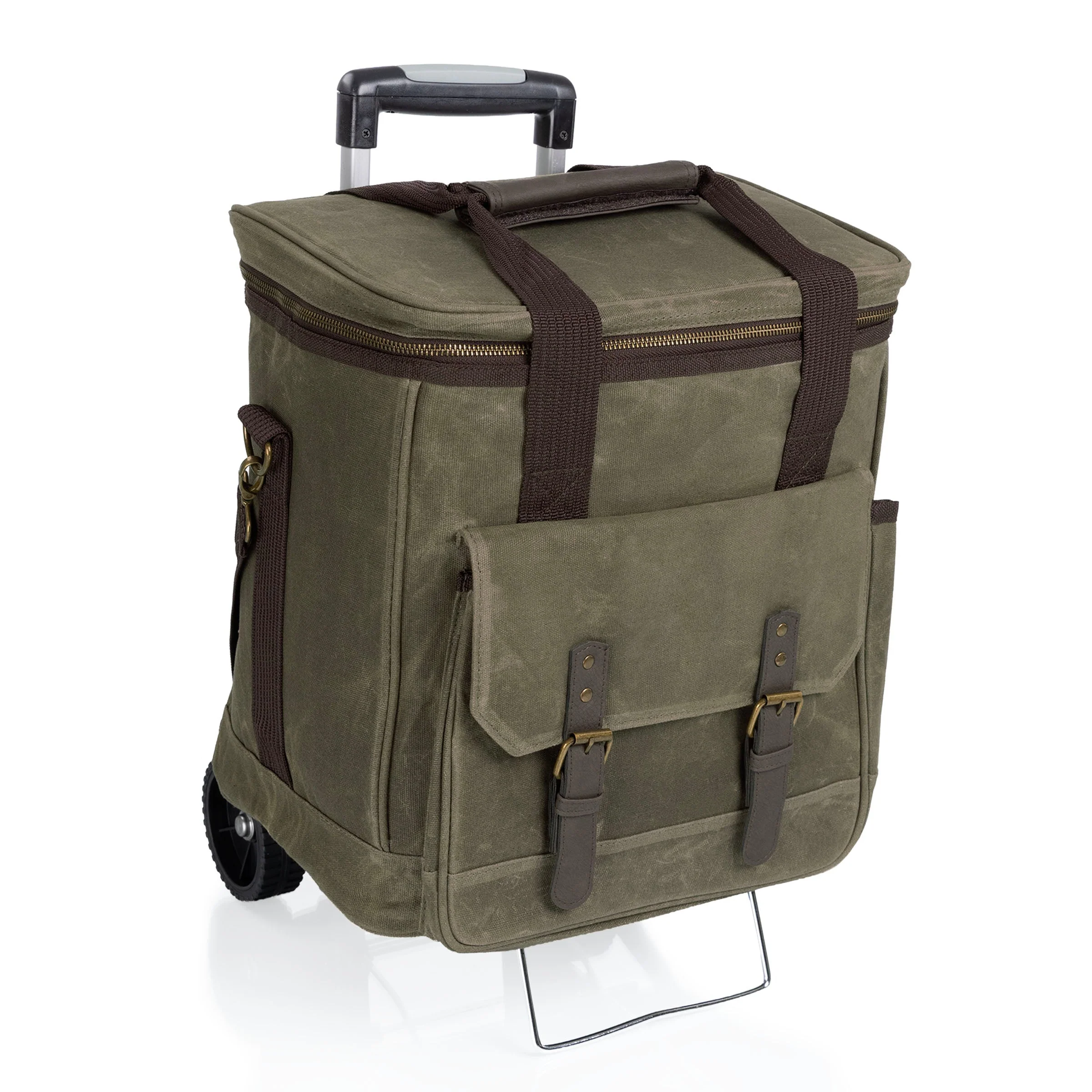 Weekender 6 Bottle Insulated Wine Bag with Trolley - Image 4