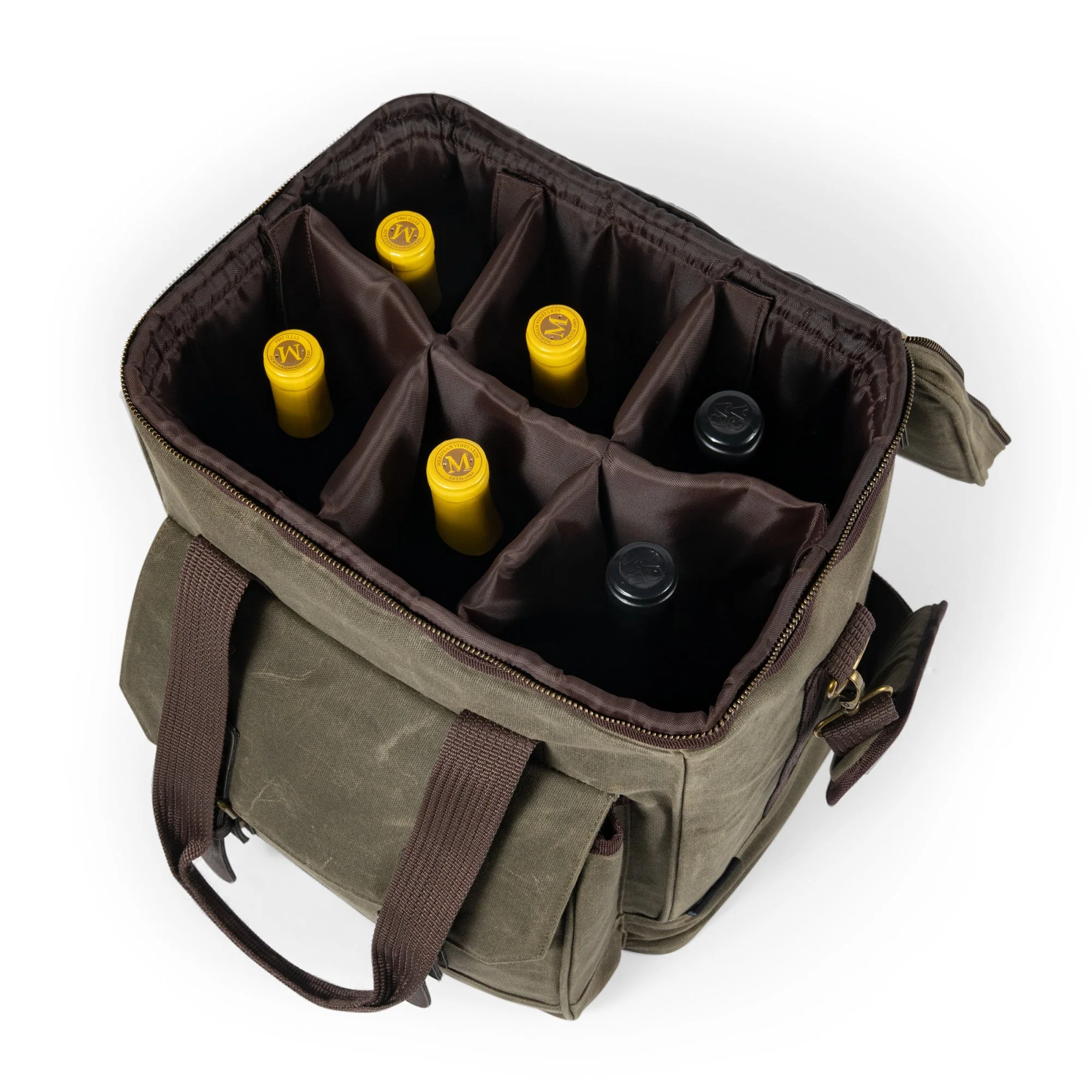 Weekender 6 Bottle Insulated Wine Bag with Trolley - Image 8