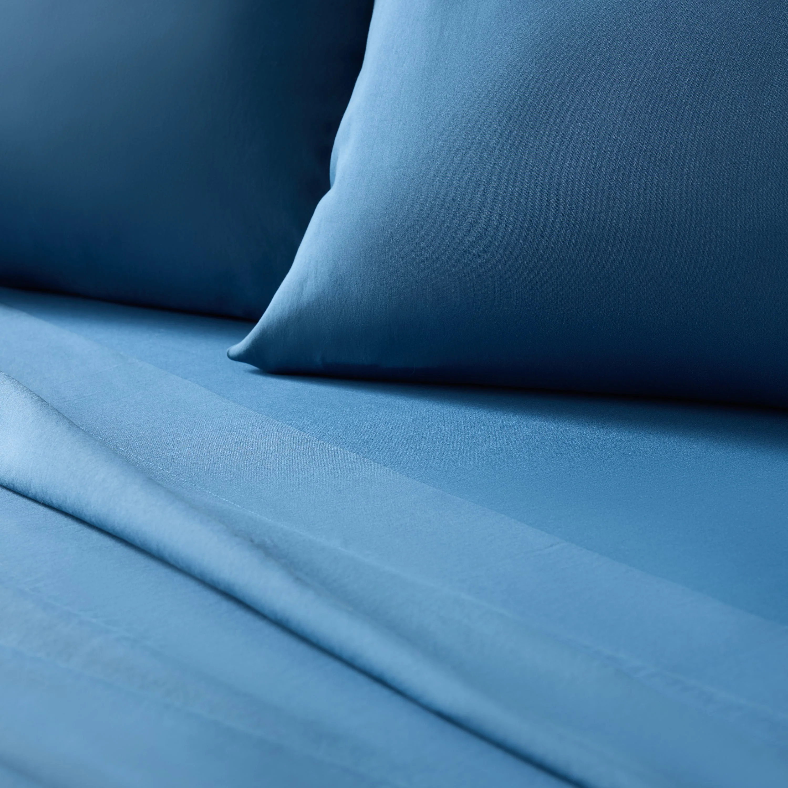Weekender 90gsm Bamboo Sheet Set Twin XL Blue - Image 4