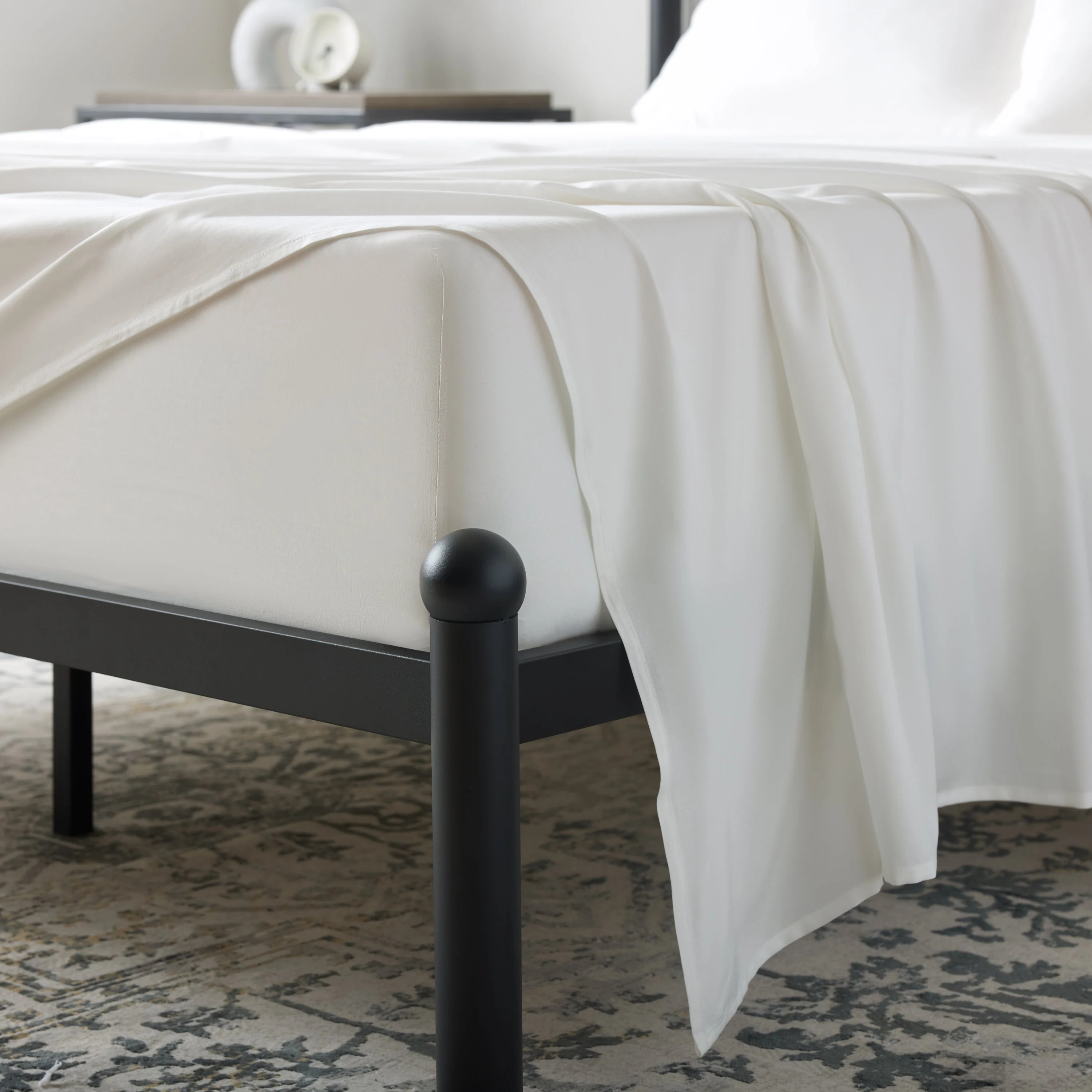 Weekender 90gsm Bamboo Sheet Set Twin XL White - Image 4
